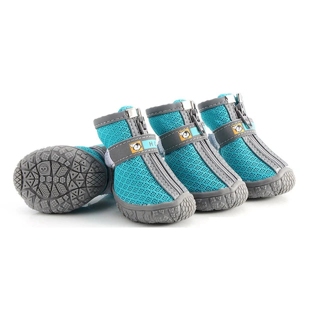 Chaussures antidérapantes et réfléchissantes pour chien