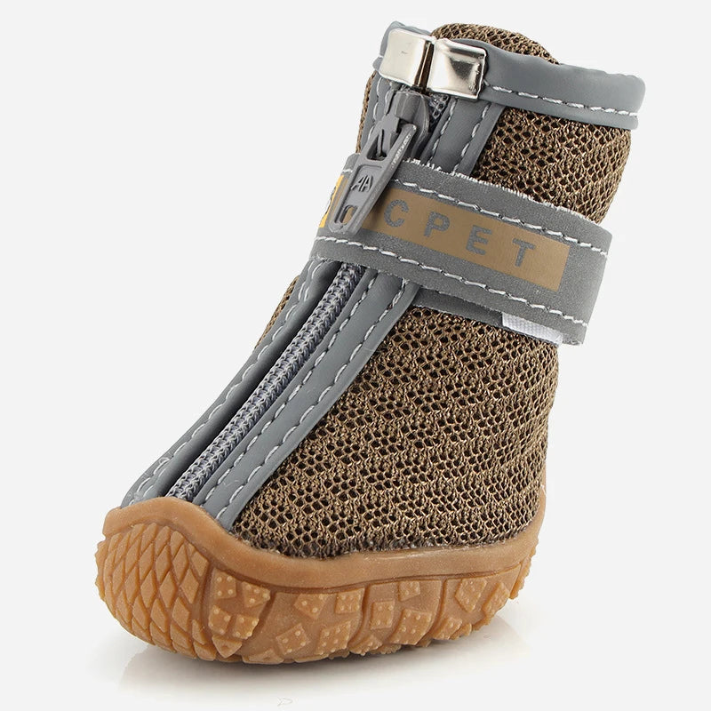 Chaussures antidérapantes et réfléchissantes pour chien