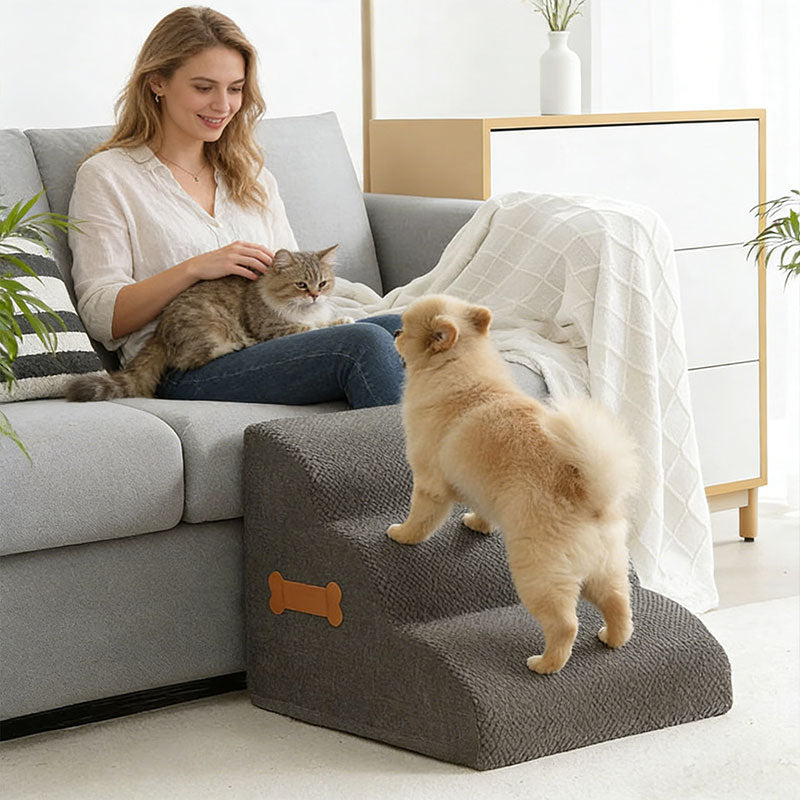 Petit escalier-rampe pliable pour chien senior — photo 5