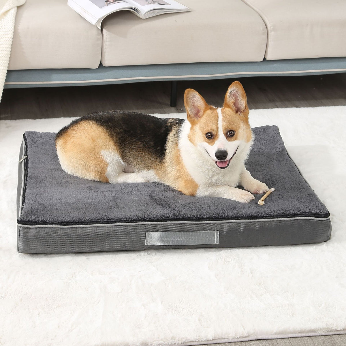 Couchage orthopédique à mémoire de forme pour chien senior — photo 3